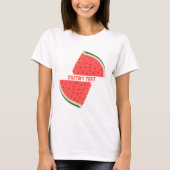 atermelons T - Shirt Custom Trext Name (Vorderseite)