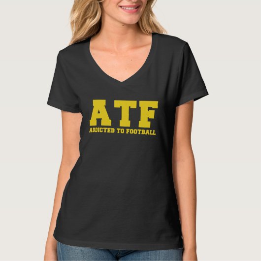 ATF süchtig nach Fußball T-Shirt (Vorderseite)