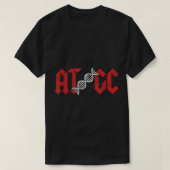ATGC Bioinformatik Bioinformatiker Informatik T-Shirt (Design vorne)