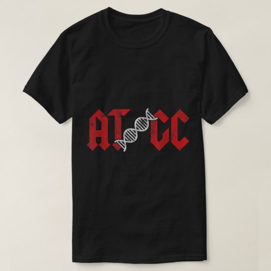 ATGC Bioinformatik Bioinformatiker Informatik T-Shirt (Design vorne)