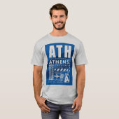 ATH Athens Flughafen T-Shirt (Vorne ganz)