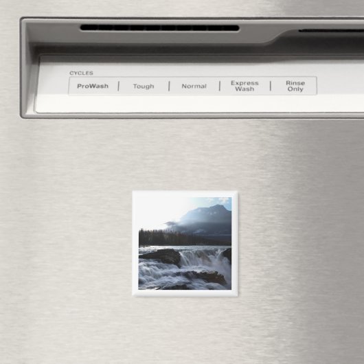 Athabasca Falls 2x2 magnet (In Situ (Geschirrspüler))