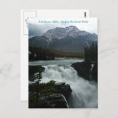 Athabasca Falls Jasper Nationalpark Postkarte (Vorne/Hinten)