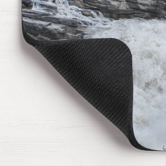 Athabasca Falls, Nature Waterfall Fotografie Mousepad (Ecke)