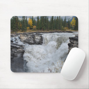 Athabasca Falls, Nature Waterfall Fotografie Mousepad