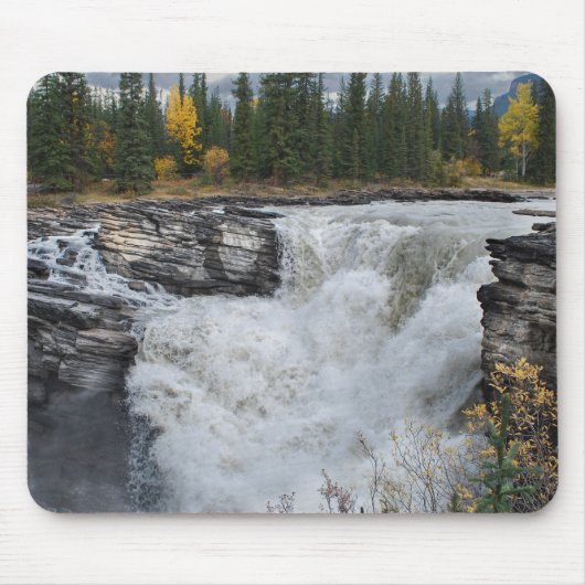Athabasca Falls, Nature Waterfall Fotografie Mousepad (Vorne)