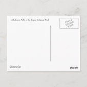 Athabasca Falls Postkarte (Rückseite)