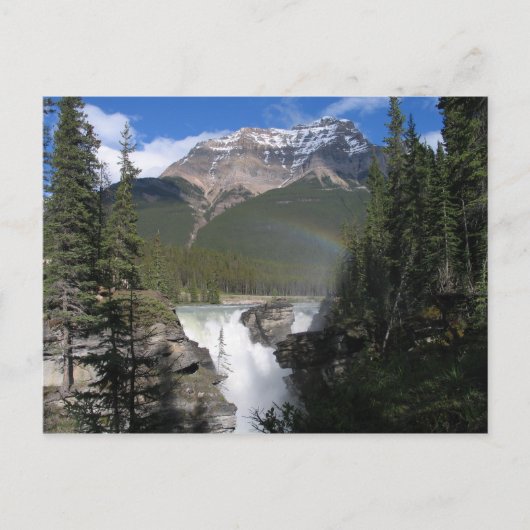 Athabasca Falls Postkarte (Vorderseite)