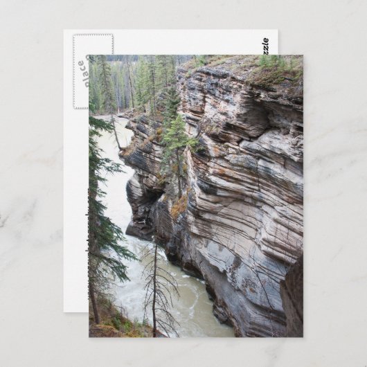 Athabasca Falls Postkarte (Vorne/Hinten)