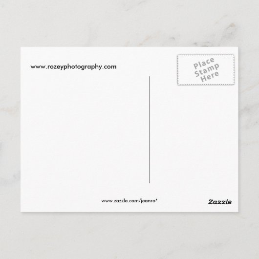 Athabasca Falls Postkarte (Rückseite)