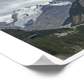 Athabasca Glacier, Columbia Icefields Alberta Poster (Ecke)