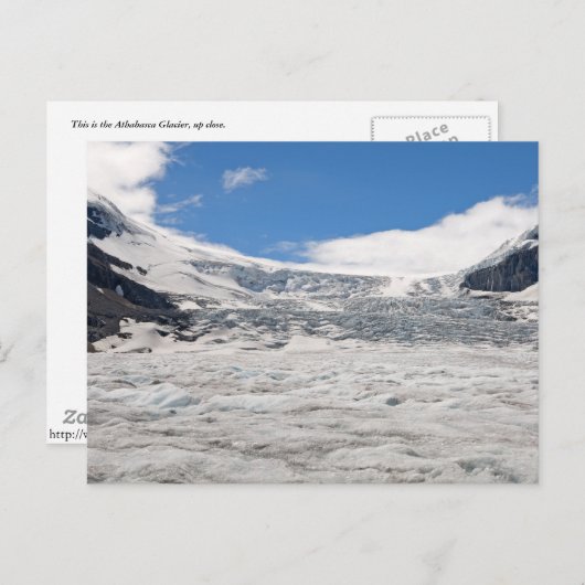 Athabasca Glacier Postcard Postkarte (Vorne/Hinten)