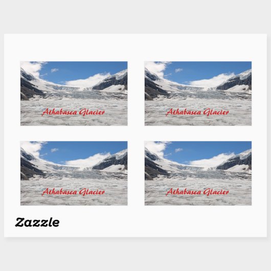 Athabasca Glacier Sticker (Blatt)