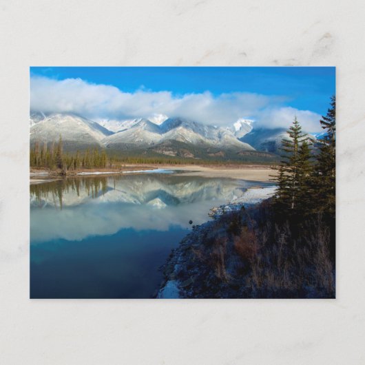 Athabasca River, Jasper National Park, Alberta Postkarte (Vorderseite)