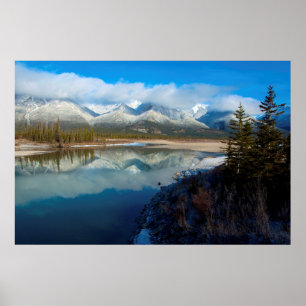 Athabasca River, Jasper-Nationalpark, Alberta Poster