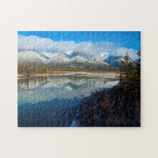 Athabasca River, Jasper Nationalpark, Alberta Puzzle (Horizontal)