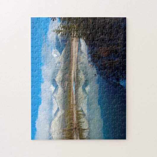 Athabasca River, Jasper Nationalpark, Alberta Puzzle (Vertikal)