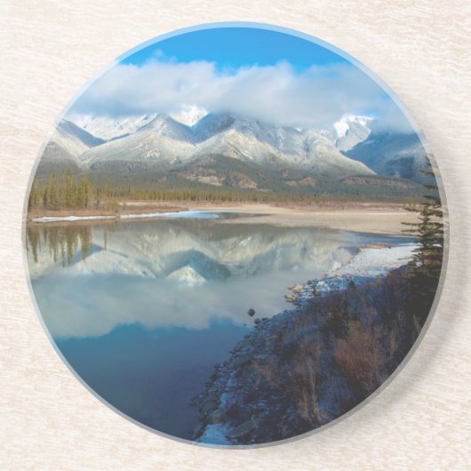 Athabasca River, Jasper Nationalpark, Alberta Untersetzer (Vorne)