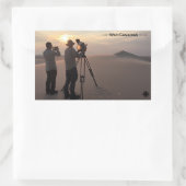 Athabasca Sand Dunes Rechteckiger Aufkleber (Tasche)