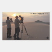 Athabasca Sand Dunes Rechteckiger Aufkleber (Vorderseite)