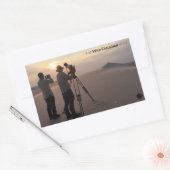 Athabasca Sand Dunes Rechteckiger Aufkleber (Umschlag)