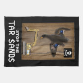 Athabasca Tar Sands Duck Mount Geschirrtuch (Horizontal)