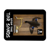 Athabasca Tar Sands Duck Mount Magnet (Horizontal)