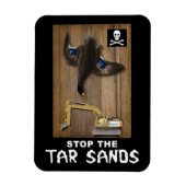 Athabasca Tar Sands Duck Mount Magnet (Vertikal)