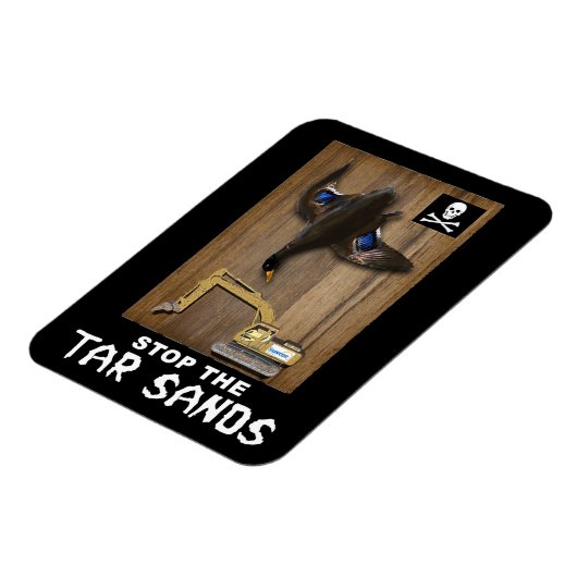 Athabasca Tar Sands Duck Mount Magnet (Linke Seite)