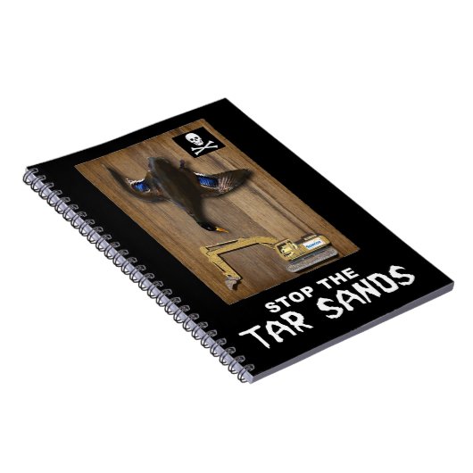 Athabasca Tar Sands Duck Mount Notizblock (Rechte Seite)