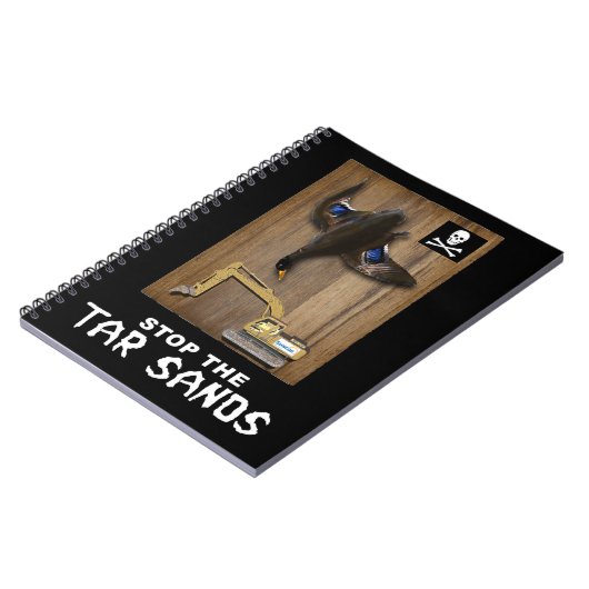 Athabasca Tar Sands Duck Mount Notizblock (Linke Seite)