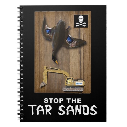Athabasca Tar Sands Duck Mount Notizblock (Vorderseite)