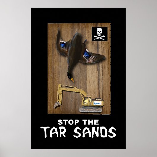 Athabasca Tar Sands Duck Mount Poster (Vorne)