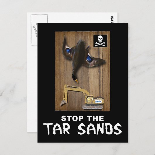 Athabasca Tar Sands Duck Mount Postkarte (Vorne/Hinten)
