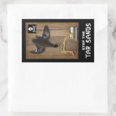 Athabasca Tar Sands Duck Mount Rechteckiger Aufkleber (Tasche)