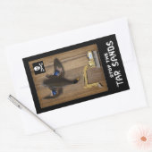 Athabasca Tar Sands Duck Mount Rechteckiger Aufkleber (Umschlag)