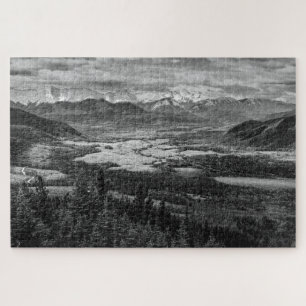 Athabasca Vista: Landschaftsfotografie Puzzle