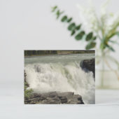 Athabasca Wasserfälle in Alberta Postkarte (Stehend Vorderseite)