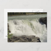 Athabasca Wasserfälle in Alberta Postkarte (Vorne/Hinten)