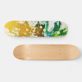 Athabascan Polychromoptic Skateboard (Horizontal)