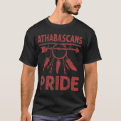Athabascans Prix Indianerin für Vintage Geschenke T-Shirt (Vorderseite)