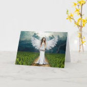 Athame Goddess Pagan Grußkarte Karte (Gelbe Blume)