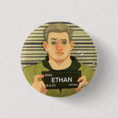 Äthan-Mugshot Button (Vorderseite)