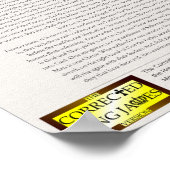 Athanasian Creed Poster (Ecke)