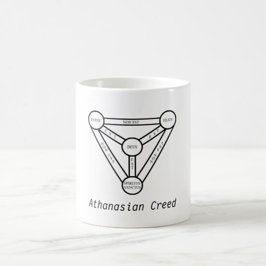 Athanasian Kredo-Tasse Kaffeetasse (Mittel)