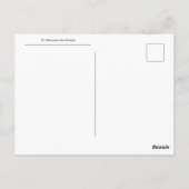 Athanasius, das orthodoxe Athonitsymbol Postkarte (Rückseite)