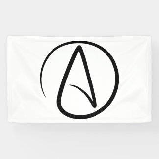 Atheism Symbol - Atheist Sign Banner