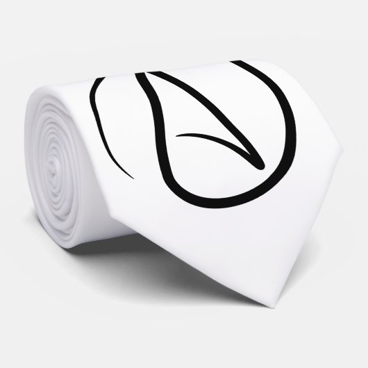 Atheism Symbol - Atheist Sign Krawatte (Gerollt)