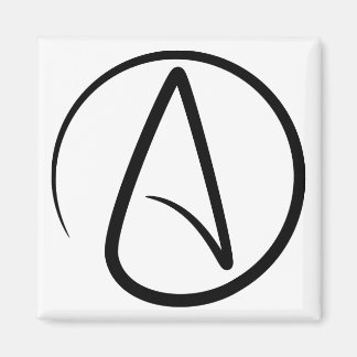 Atheism Symbol - Atheist Sign Magnet