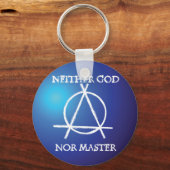 Atheismus-Abzeichen Schlüsselanhänger (Vorderseite)